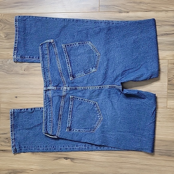 Old Navy Kicker Boot Cut High Rise Button Fly Jeans - Picture 10 of 12